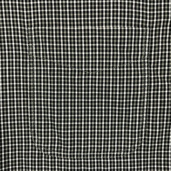 Croft & Barrow Shirt Mens Large Green Black Check Button Down Long Sleeve Pocket - Picture 4 of 11